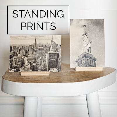 Wood Standing Prints